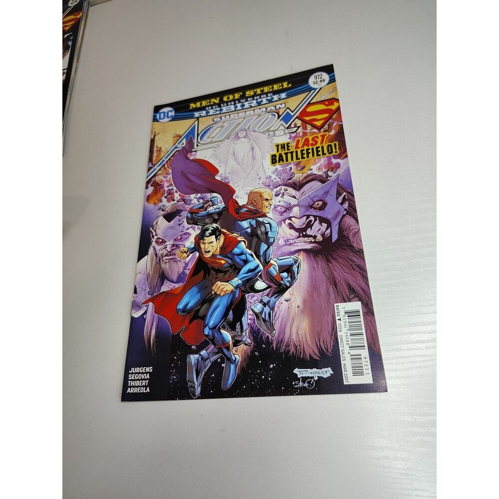 SUPERMAN ACTION COMICS no 972 COMIC BOOK GRAPHIC NOVEL DC universe rebirth
